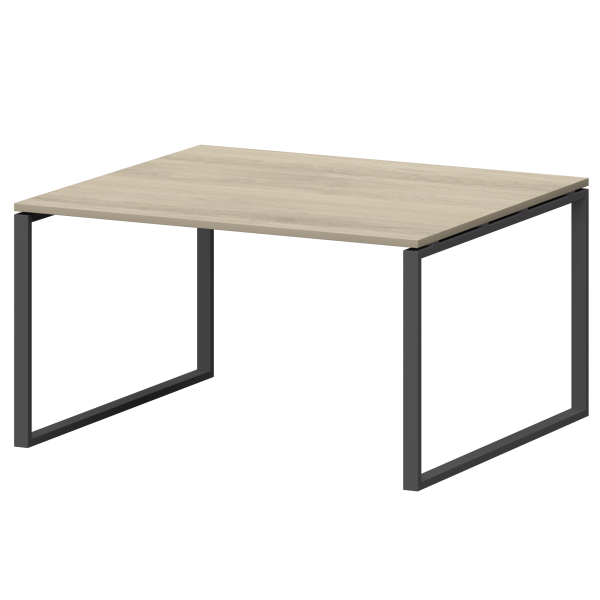 Стол переговорный на металлокаркасе Смарт СМСП-О-12.123.Пр25 1200x1236x750 (Кронберг/Антрацит)