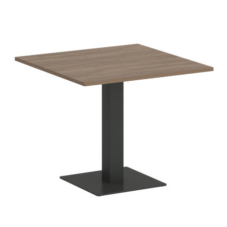 Стол квадратный VR.SP-5-90.2 900x900x750 (Дуб Аризона/Антрацит Металл)