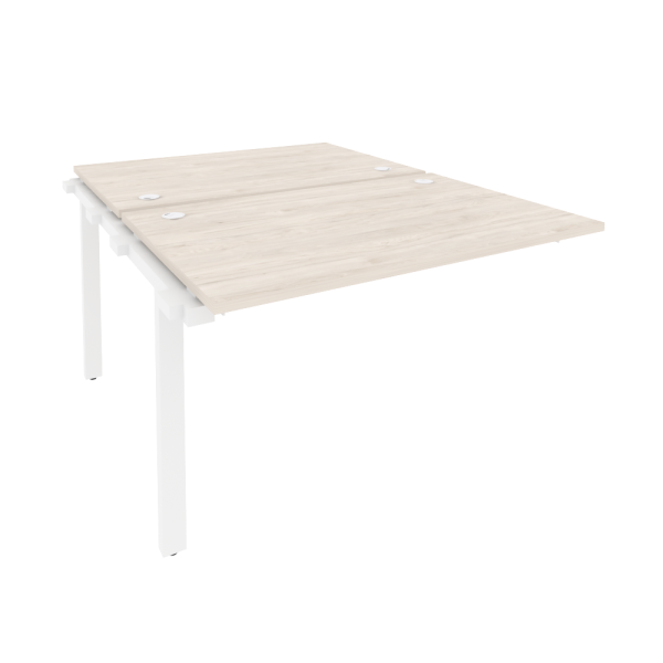 Наборный элемент рабочей станции на м/к Onix O.M-2.NRS-2.8 1180x1635x750 (Денвер Светлый/Белый Металл)