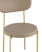 Стул Барбара экокожа бежевая золотые ножки (Стул Барбара бежевый)