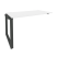 Наборный элемент рабочей станции на О-образном м/к Onix O.MO-1.NRS-3.7 1380x720x750 (Тиквуд Темный/Белый Металл)