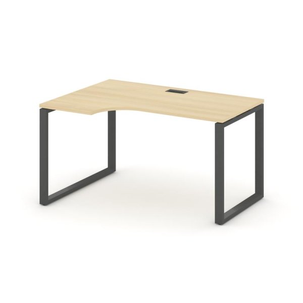 Стол рабочий эргономичный SN-6O.SPA-001(L) (1380х600/980х750) (Акация Лорка/Металл Антрацит)