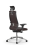 Кресло для руководителя Метта SynchroSit 10 B2-161D - Extra /Km02/Wm12/D02P/H3mL-2D(M24.B23.G18.W03) (Темно-коричневый)