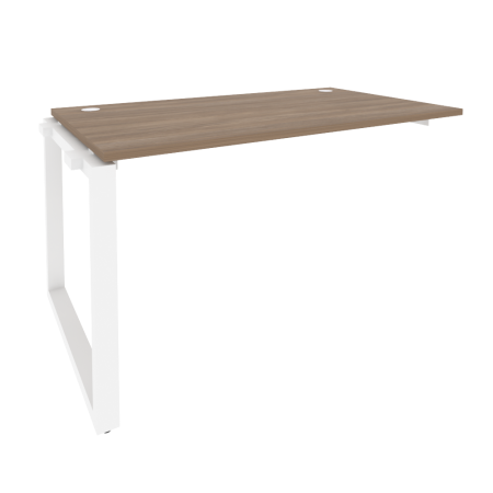Наборный элемент рабочей станции на О-образном м/к Onix O.MO-1.NRS-3.8 1380x800x750 (Дуб Аризона/Белый Металл)