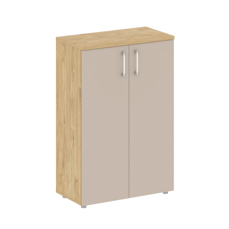 Шкаф средний широкий Shift SK.ST-2.3 (800x420x1207) (Тиквуд Светлый-Капучино)