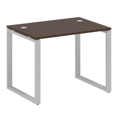 Стол письменный Metal System Style БО.СП-1 1000x720x750 (Венге Цаво/Серый металл)