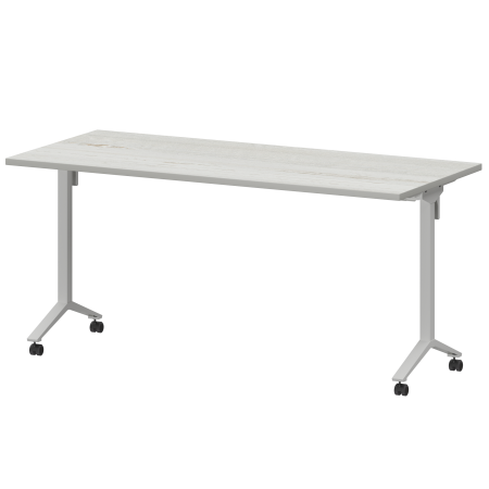 Стол мобильный складной Моби МБ25-160.70 1600x700x750 (Сосна винтер/Белый)