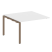Проходной наборный элемент переговорного стола Metal System Style БП.ППРГ-2 1200x1235x750 (Дуб Наварра/Серый металл)