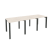 Рабочая станция на П-образном м/к Onix O.MP-RS-3.0.8 2340x800x750 (Тиквуд Темный/Белый Металл)