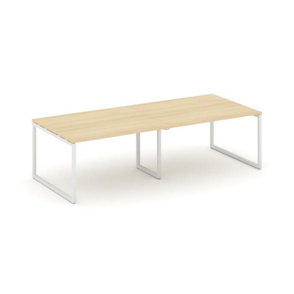 Стол переговорный SN-4O.SPRG-044.3 (3160х1180х750) (Акация Лорка/Металл Белый)