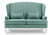 Диван 2-местный Grand (1670x830x1180) Аквамарин (Аквамарин)