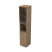 9П.005.13 Пенал высокий со стеклом и нишей (400x450x2045) (Teakwood)