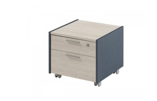 Тумба подкатная Инновация I-91 500х504х440 (Акация Морава/Антрацит)