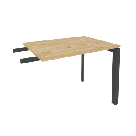 Брифинг-приставка на П-образном м/к Onix O.MP-BR-9 980x720x750 (Тиквуд Светлый/Черный металл)