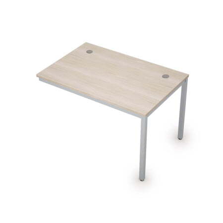 6МБК.188 Линейные бенч-системы, конечный модуль (1200x800x750) (Шамони светлый/Алюминий матовый)