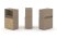 Тумба одиночная + низкая надставка ES.NB.1N-2 (750х410х1135) (Латте/Тиквуд Светлый)