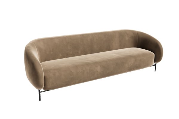 Диван трёхместный BLT-3 (Ness 006/Металл Черный)