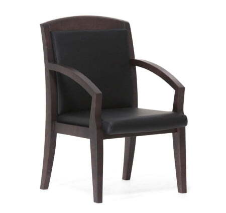 SENATOR Кресло на 4-х опорах (Черный/Венге)