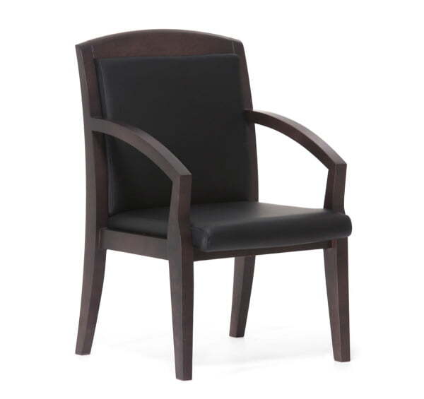 SENATOR Кресло на 4-х опорах (Черный/Венге)