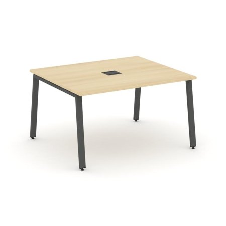 Стол переговорный SN-6A.SPRG-032 (1180х1180х750) (Акация Лорка/Металл Антрацит)