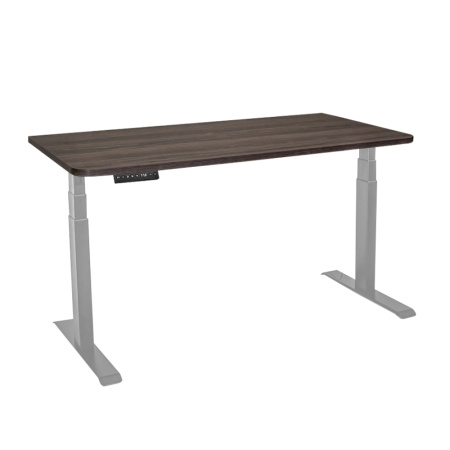 Стол c электроприводом LA-T33-2A3 (1400x700x625-1275) (Коричневый дуб | Серый)