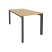 Рабочая станция на П-образном м/к Onix O.MP-D.RS-2.0.7 780x1475x750 (Тиквуд Темный/Белый Металл)
