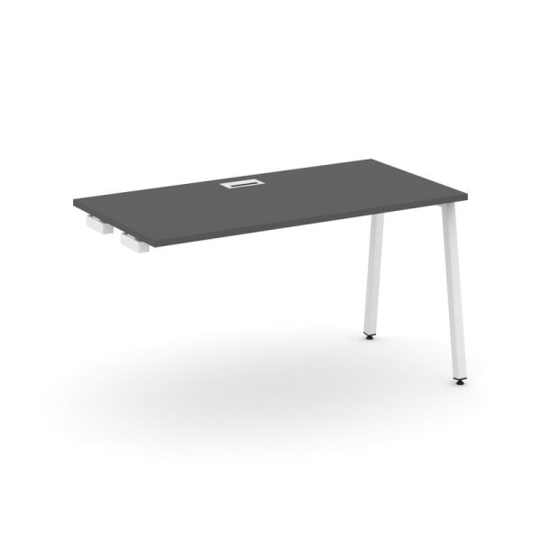 Стол-приставка к опорным элементам SN-4A.OPRS-004 (1580х600х750) (Антрацит/Металл Белый)