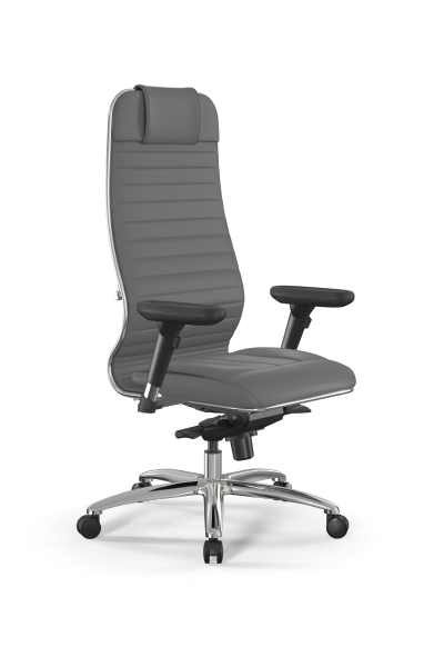Кресло для руководителя Метта Samurai L1-4D - Infinity /Uc02/Wm06/D13P(M06.B31.G04.W03) (Серый)