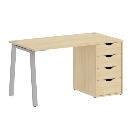 Стол письменный VR.SP-3-138.4.A 1380x720x750 (Акация Лорка/Серый Металл)