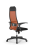 Кресло для руководителя Метта Sit 10 B1-111U - X2+UMF(X1) /Ub00/Wh00/U0mL-b(M09.B02.G15.W01) (Черный | Оранжевый)