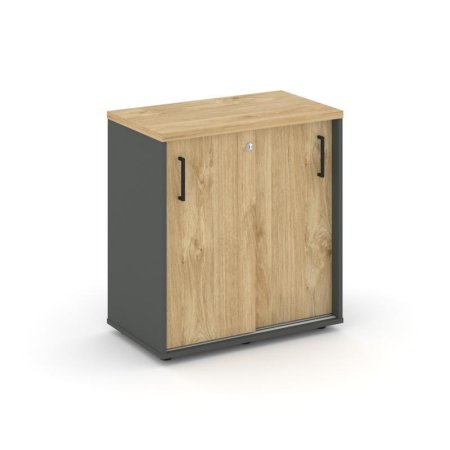 Тумба опорная/приставная SN.TOP-042 (700х400х750) (Антрацит/Тиквуд Светлый)