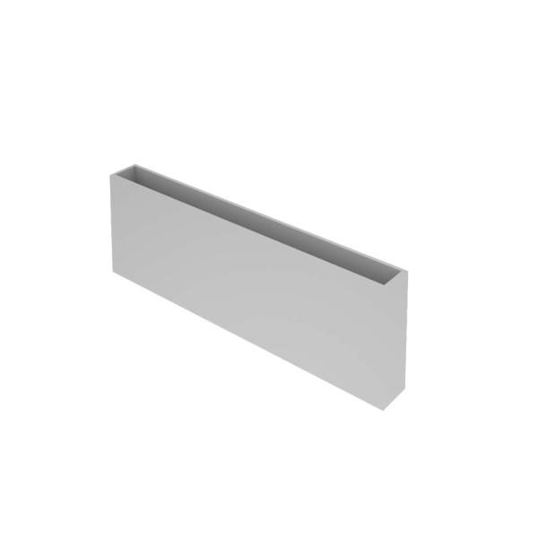 Ящик для стекол (10 низких дверей стекло) (Серый)