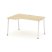Стол рабочий эргономичный SN-4A.SPA-012(L) (1580х700/980х750) (Тиквуд Светлый/Металл Антрацит)