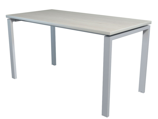 Стол NT 140x70 белое дерево/серый (Светлый/Белый)