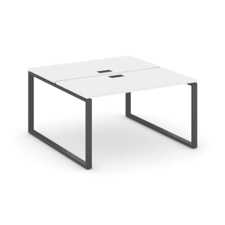 Рабочая станция 2-х сторонняя SN-6O.DRS-021 (980х1632х750) (Белый/Металл Антрацит)