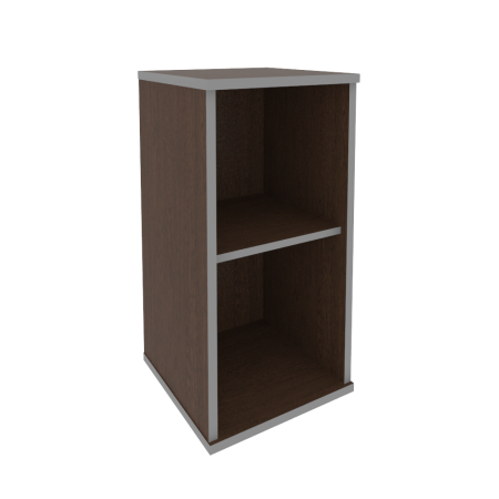 Стеллаж узкий низкий Style Л.СУ-3 412x410x828 (Венге Цаво)