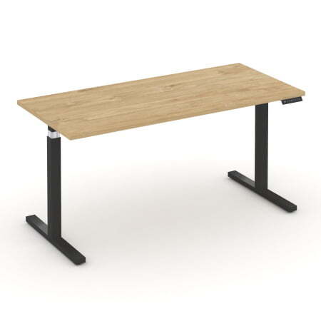 Стол электроподъемный MV.SE-4.7 1580x720x720-1190 (Тиквуд Светлый/Черный металл)