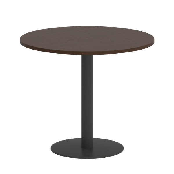 Стол круглый VR.SP-5-90.1 900x900x750 (Венге Цаво/Антрацит Металл)