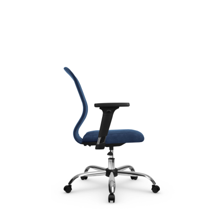 Кресло для руководителя Метта SU-Mr-4(Vivaldi)/подл.200/осн.006 (Светло-синий)