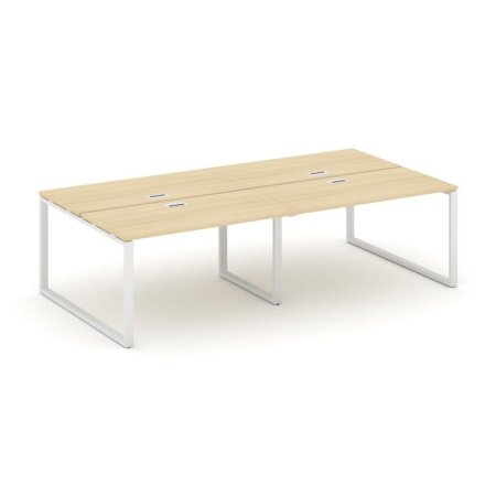 Рабочая станция 2-х сторонняя SN-6O.DRS-042 (2360х1432х750) (Акация Лорка/Металл Белый)