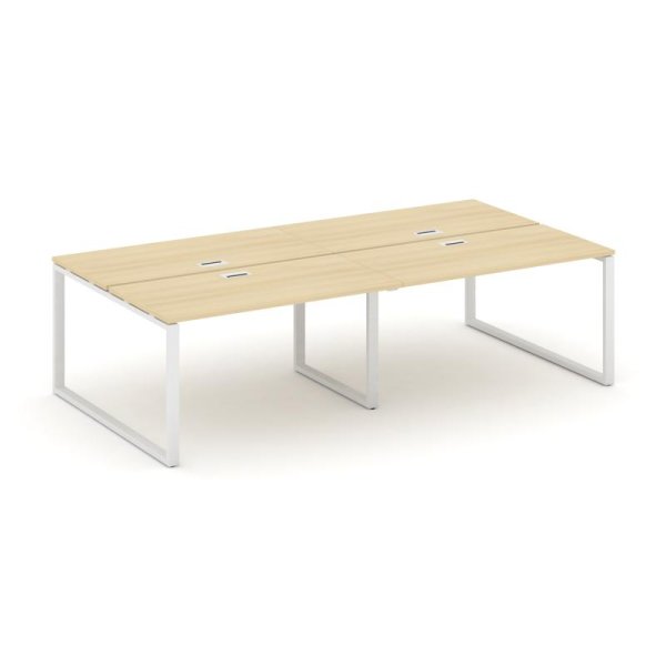 Рабочая станция 2-х сторонняя SN-6O.DRS-031 (1960х1232х750) (Акация Лорка/Металл Белый)