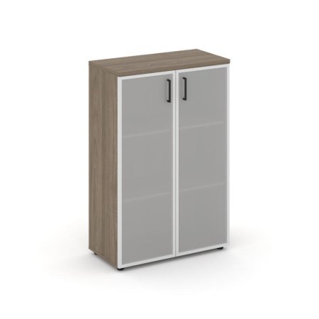 Шкаф средний широкий SN.STS.E-206 (796х400х1203) (Вяз Благородный/Сатин)