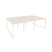 Рабочая станция на О-образном м/к Onix O.MO-D.RS-6.0.8 2340x1635x750 (Тиквуд Темный/Белый Металл)