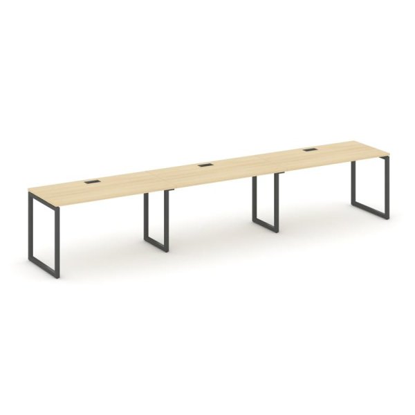 Рабочая станция 1 сторонняя SN-4O.ORS-043 (4140х700х750) (Акация Лорка/Металл Антрацит)