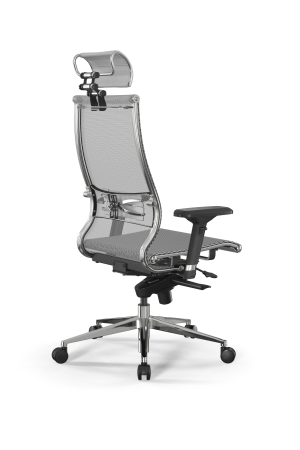 Кресло для руководителя Метта Samurai L2-5D - TS /Kc00/Nc00/D04P/H2cL-3D(M06.B32.G11.W03) (Белый)