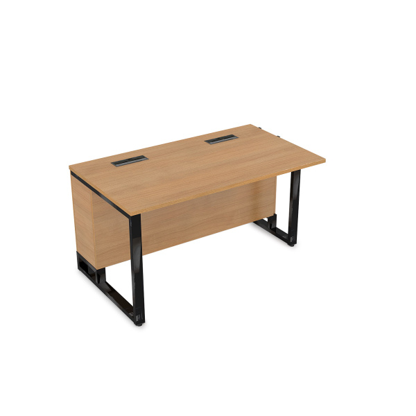 16СПН.192 Стол прямой бенч, начальный модуль  (1200x900x750) (Romano | Черный Глянец)