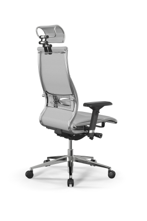 Кресло для руководителя Метта Samurai B2-10D - Infinity /Kc06/Nc06/D04P/H2cL-3D(M26.B32.G25.W03) (Белый)
