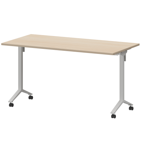 Стол мобильный складной Моби МБ22-140.70 1400x700x750 (Бук/Белый)
