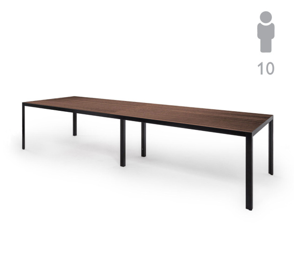 ENZO Стол для переговоров 310 см (Эвкалипт морен/Черный)
