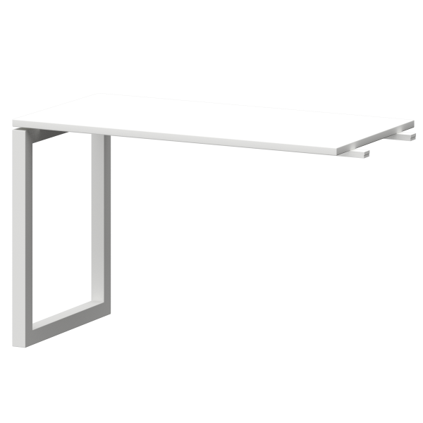 Бриф-приставка Смарт СМБ25-О-12.Пр50 1200x600x750 (Белый/Белый)